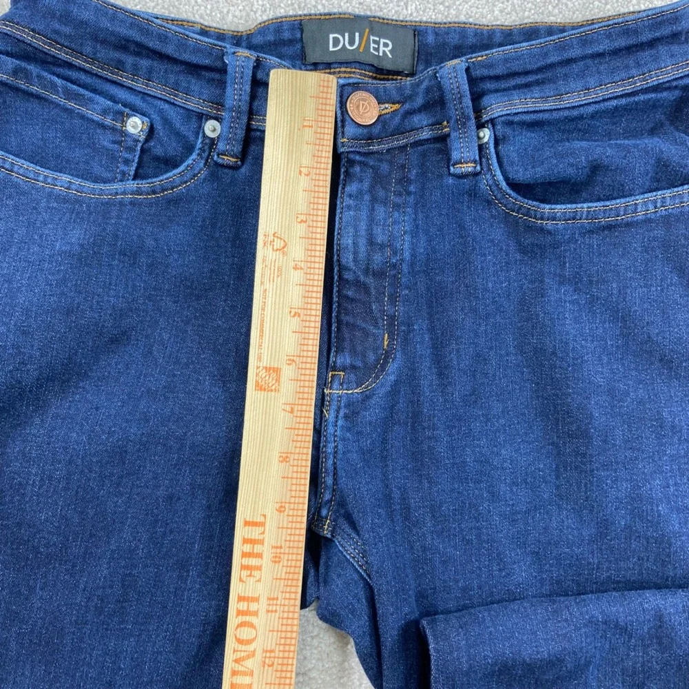 DU/ER Relaxed Taper Jeans Mens 32 Dark Blue L2X Performance Denim
